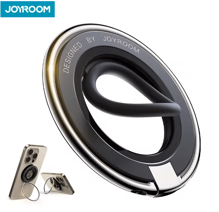 Joyroom Silicone Magsafe Phone Ring Holder Kickstand Grip Ultra Soft Magnetic Phone Grip Stand for 47 to 70 Inch Devices