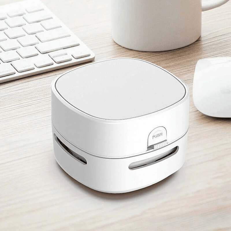 Portable Mini Desk Vacuum Cleaner for Table Dust Crumbs and Car Interior Cleaning