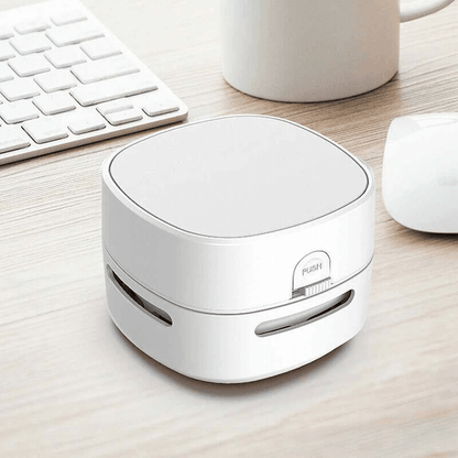 Portable Mini Desk Vacuum Cleaner for Table Dust Crumbs and Car Interior Cleaning