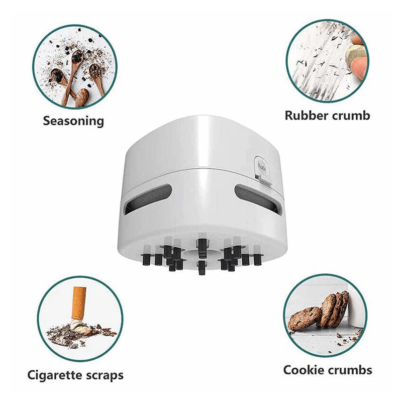 Portable Mini Desk Vacuum Cleaner For Table Dust Crumbs And Car Interior Cleaning 4
