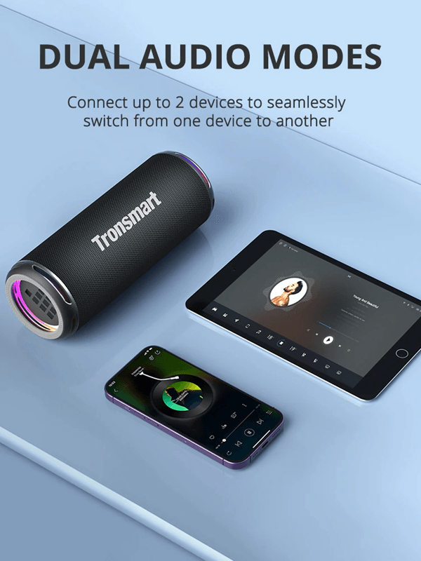 Tronsmart T7 Lite Bluetooth Speaker With Enhanced Bass And 24 Hour Playtime Portable Waterproof Wir 3