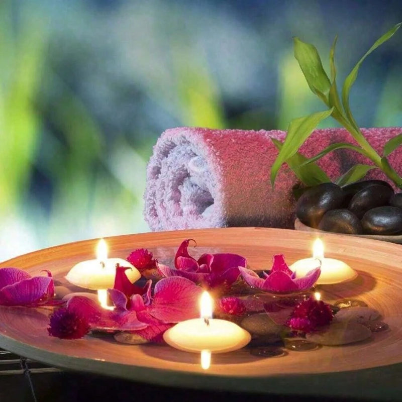Romantic Floating Unscented Discs Candles For Wedding Valentines Day Party Bathtub Decor  Home Cand 4