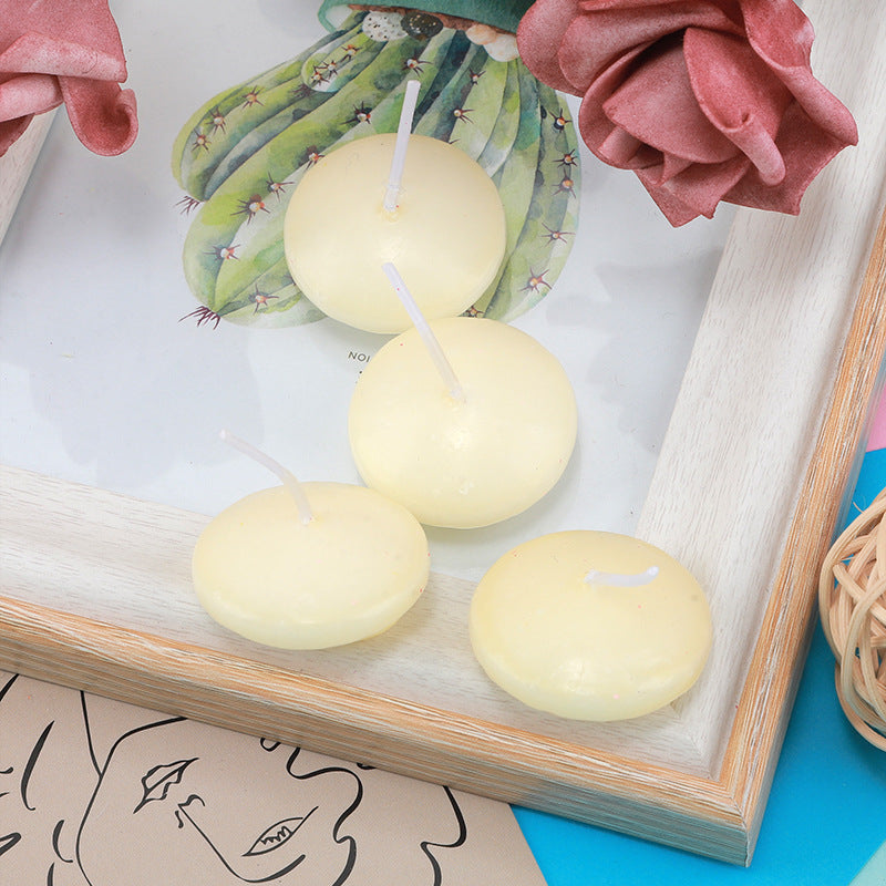 Romantic Floating Unscented Discs Candles For Wedding Valentines Day Party Bathtub Decor  Home Cand 8
