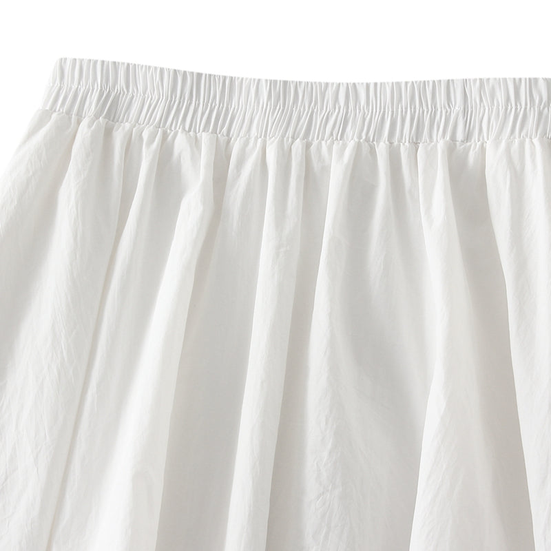 Elegant High Waist Flowy A-Line Skirts E-Girl, Women Vintage Balloon Long Skirts, Aesthetic Y2K Grunge Puff Ball Skirt