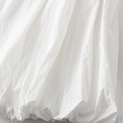 Elegant High Waist Flowy A-Line Skirts E-Girl, Women Vintage Balloon Long Skirts, Aesthetic Y2K Grunge Puff Ball Skirt