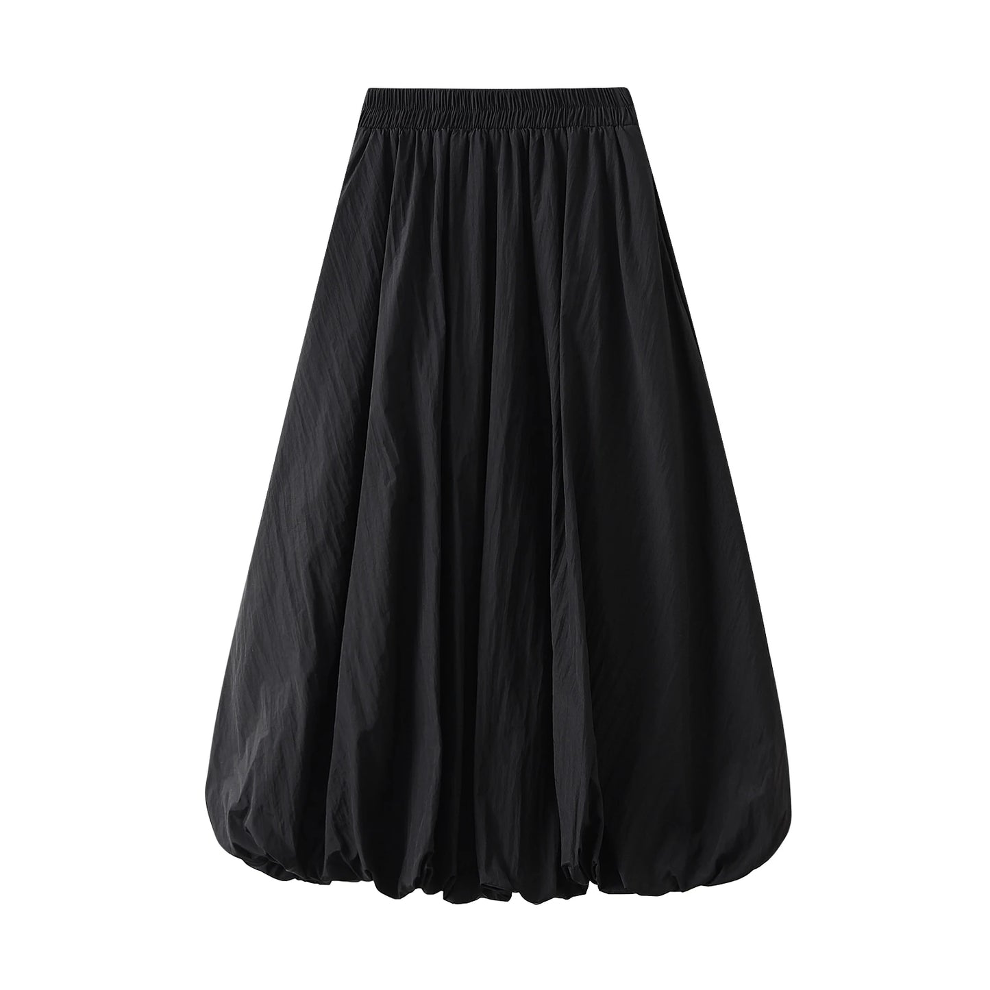 Elegant High Waist Flowy A-Line Skirts E-Girl, Women Vintage Balloon Long Skirts, Aesthetic Y2K Grunge Puff Ball Skirt