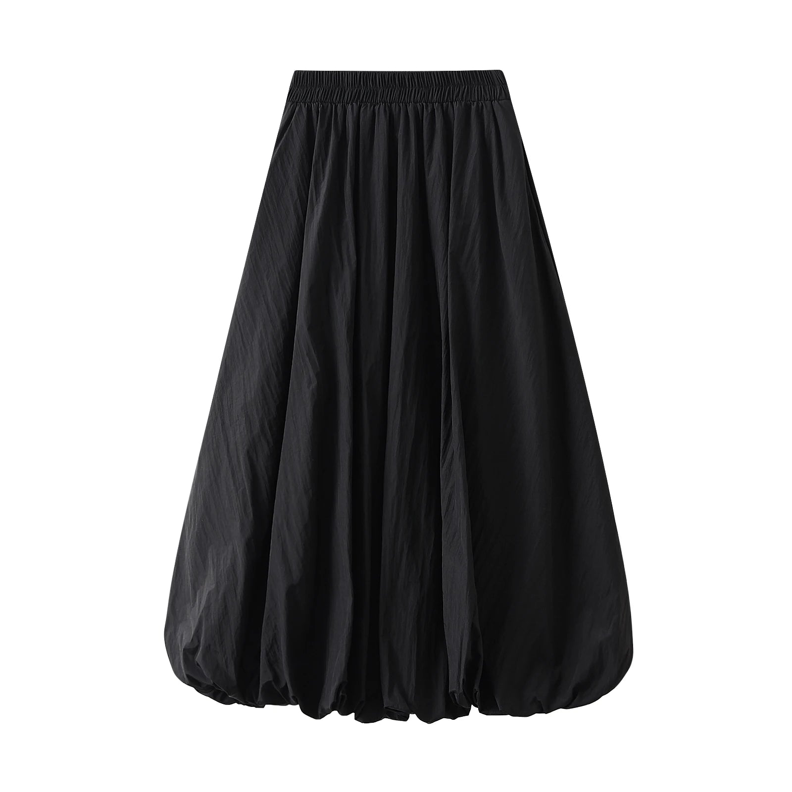 Elegant High Waist Flowy A-Line Skirts E-Girl, Women Vintage Balloon Long Skirts, Aesthetic Y2K Grunge Puff Ball Skirt