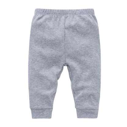 Cotton Baby Pants Blank Color Muslin Trousers For Newborns  Kids Soft Plain Clothing 1