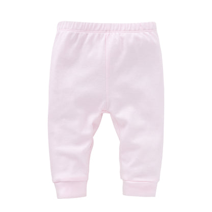 Cotton Baby Pants Blank Color Muslin Trousers For Newborns  Kids Soft Plain Clothing 7