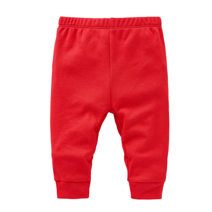 Cotton Baby Pants Blank Color Muslin Trousers For Newborns  Kids Soft Plain Clothing 6