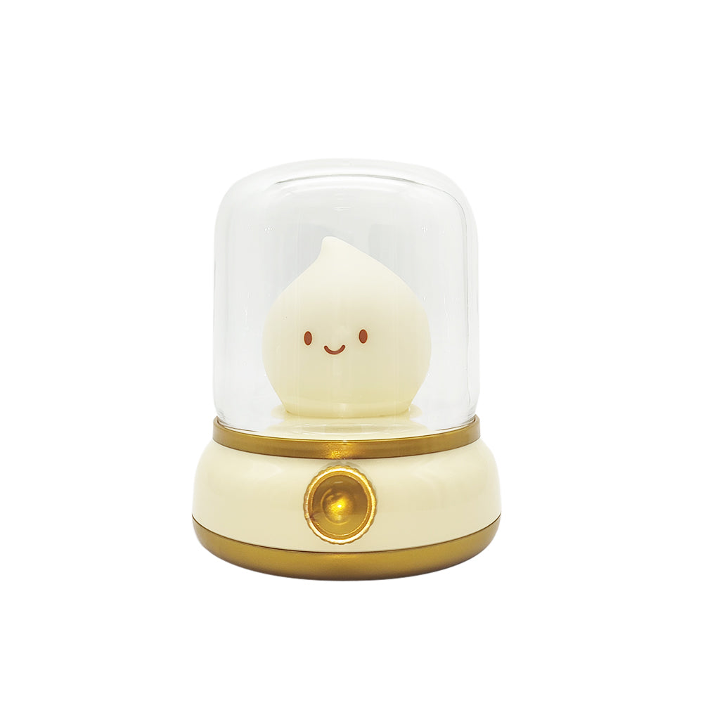 USB Rechargeable Kerosene LED Night Light Cute Flameless Candle Light With Two Modes Dimmable Campi 6