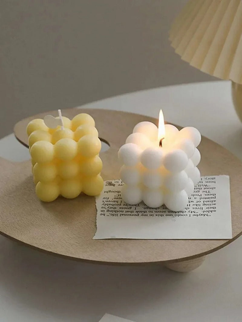 Handmade Creative BallShaped Soy Wax Magic Cube Aromatherapy Candle Luxury Wedding Favor Gift  Uniq 4