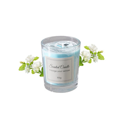 Handmade Soy Wax Aromatherapy Candle Premium Gift Box Glass Smokeless Creative Candle Set Companion 4