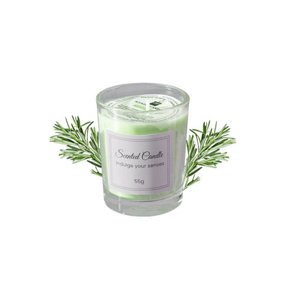 Handmade Soy Wax Aromatherapy Candle Premium Gift Box Glass Smokeless Creative Candle Set Companion 6