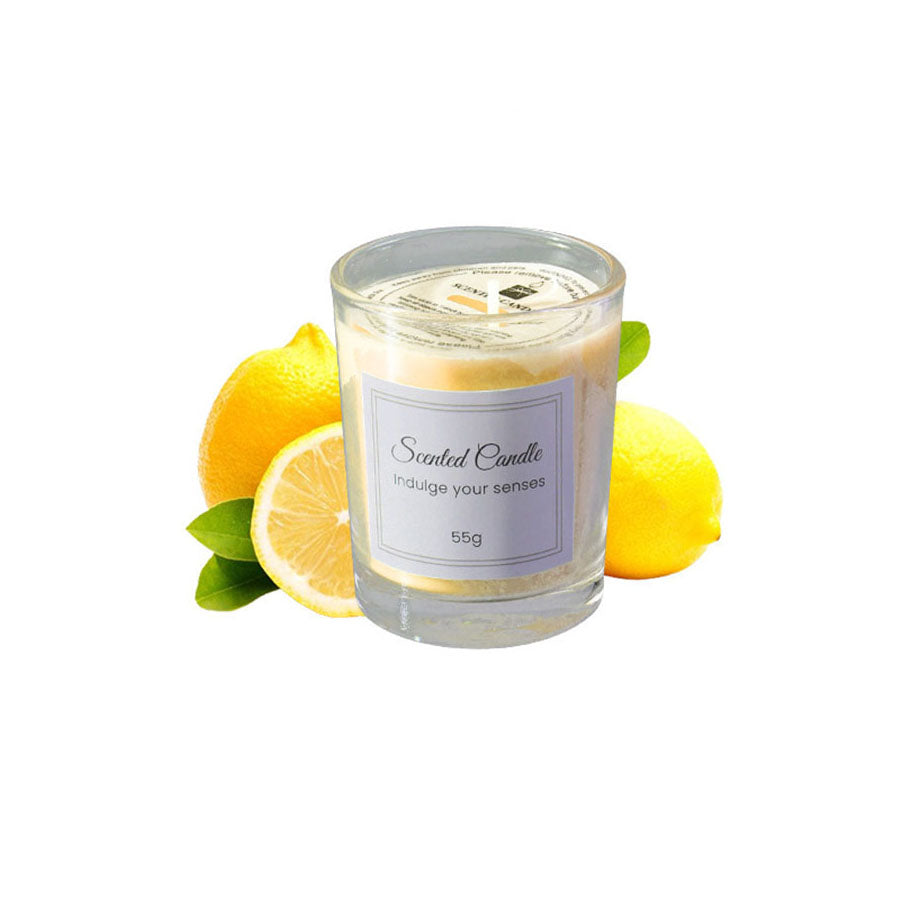 Handmade Soy Wax Aromatherapy Candle Premium Gift Box Glass Smokeless Creative Candle Set Companion 8