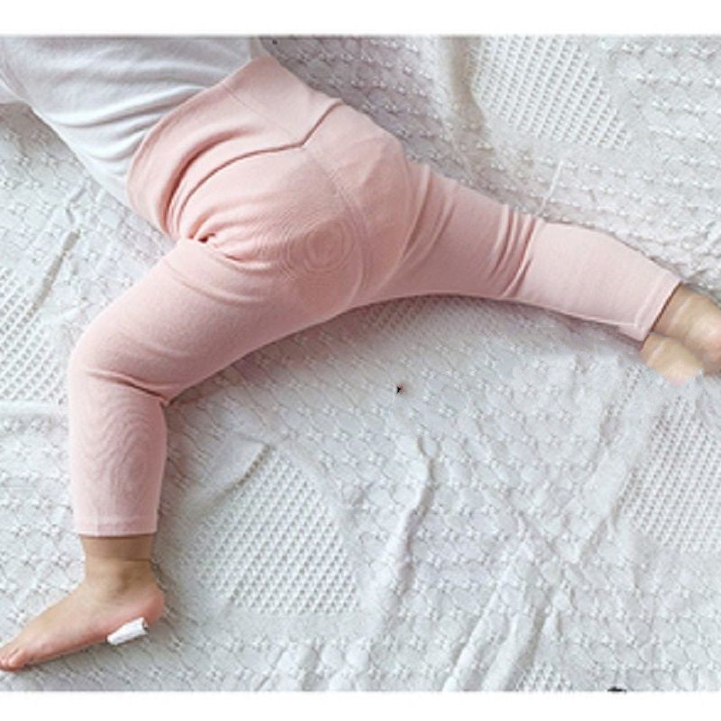 UltraSoft Ribbed Baby Leggings Cotton FullLength Skinny Pants For Infant Boys  Girls Autumn Spring  6