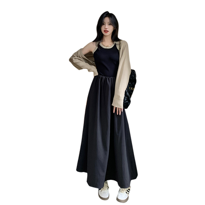 Elegant Maternity Clothes Set Knitted Cardigan Dress With Shawl New Arrival Pregnant Womens Overcoa 4