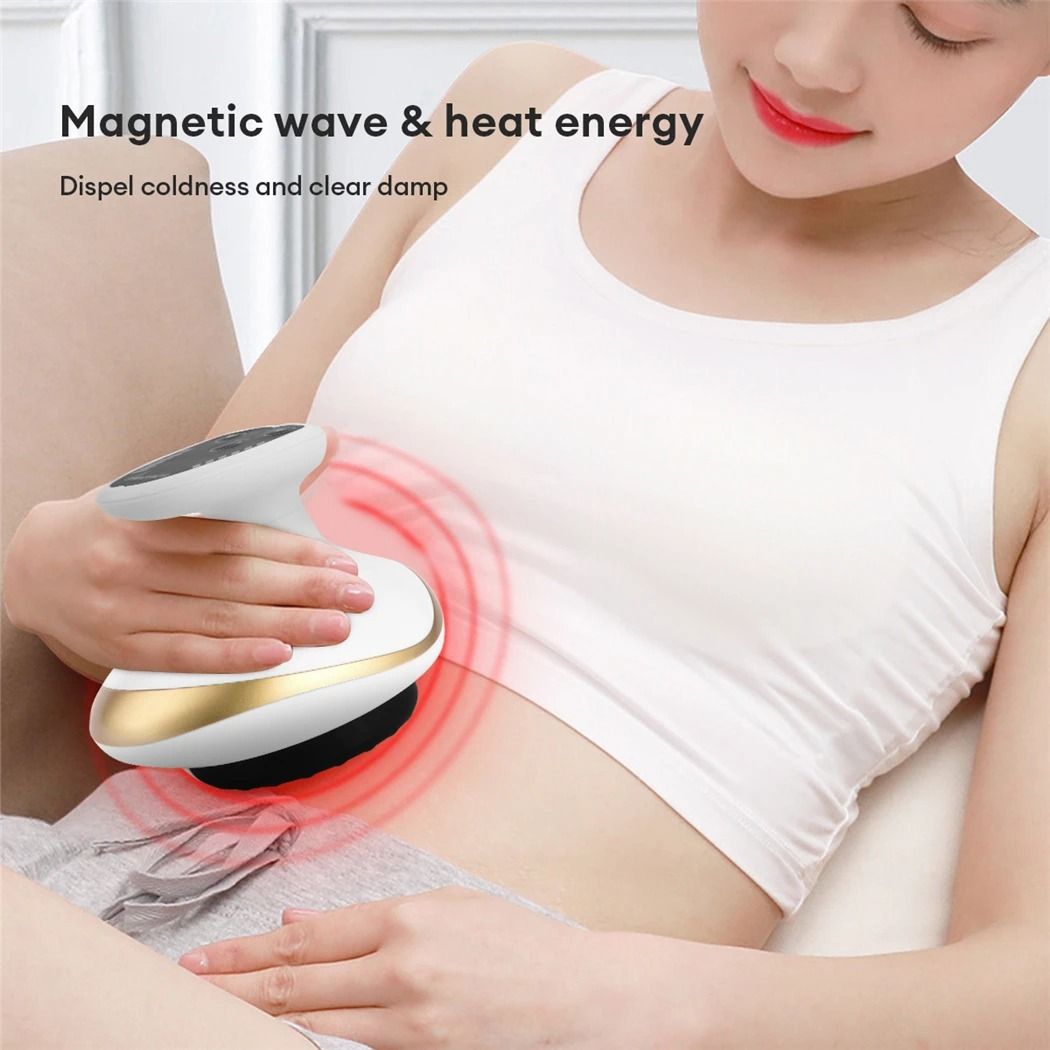 Electric EMS Body Massager Cupping Vacuum Suction IR Heating Fat Burner Slimming 2