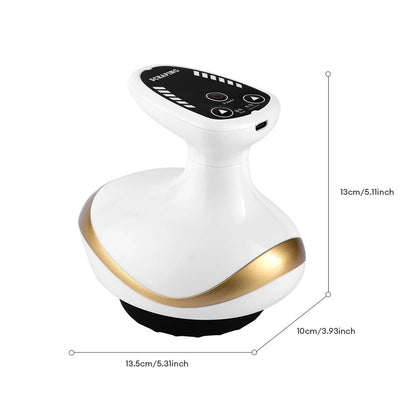 Electric EMS Body Massager Cupping Vacuum Suction IR Heating Fat Burner Slimming 4