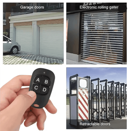 433 Mhz RF Remote Control Key Fob 4 Channel Cloning Transmitter For Garage Doors And Car Alarm Syst 1