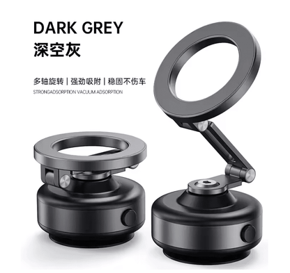 Magnetic Car Phone Holder Foldable 360 Degree Aluminum Alloy Mount For Smartphones 1