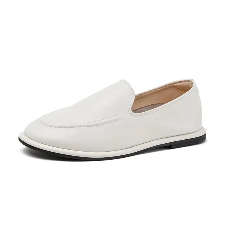 Womens Genuine Leather Loafers  SlipOn Round Toe Flats For Everyday Comfort 3