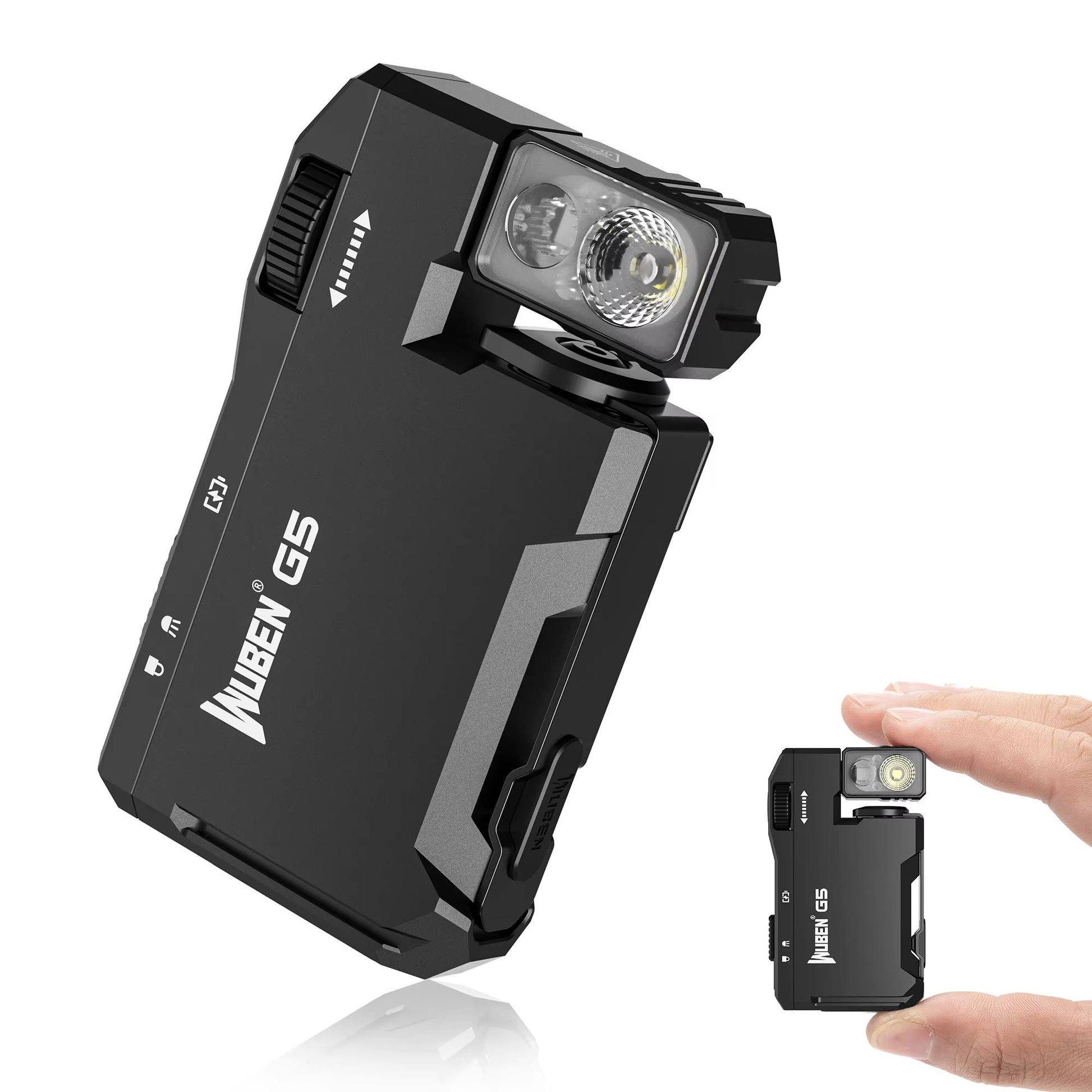 WUBEN G5 Rechargeable EDC Flashlight  400 Lumens Mini Pocket Torch With RGB Light 8