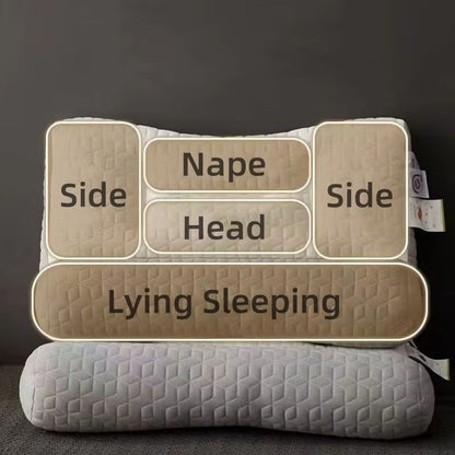 Natural Rubber Orthopedic Cervical Pillow  Soft Elastic Neck Support For Better Sleep 5