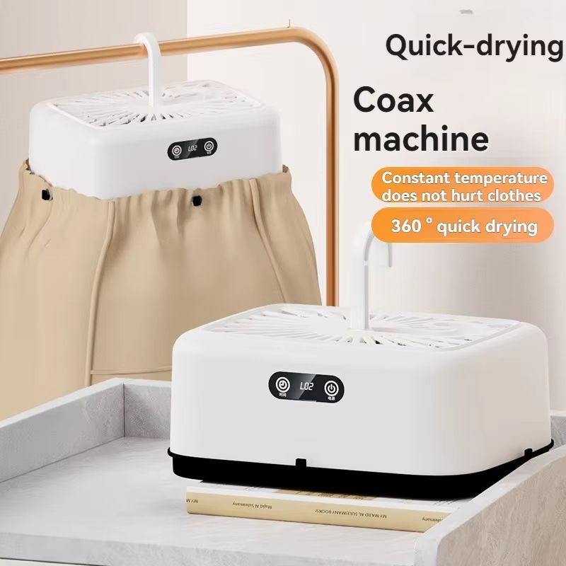 Mini Portable Clothes Dryer – Compact Foldable Laundry Machine with Timer & Dryer Bag