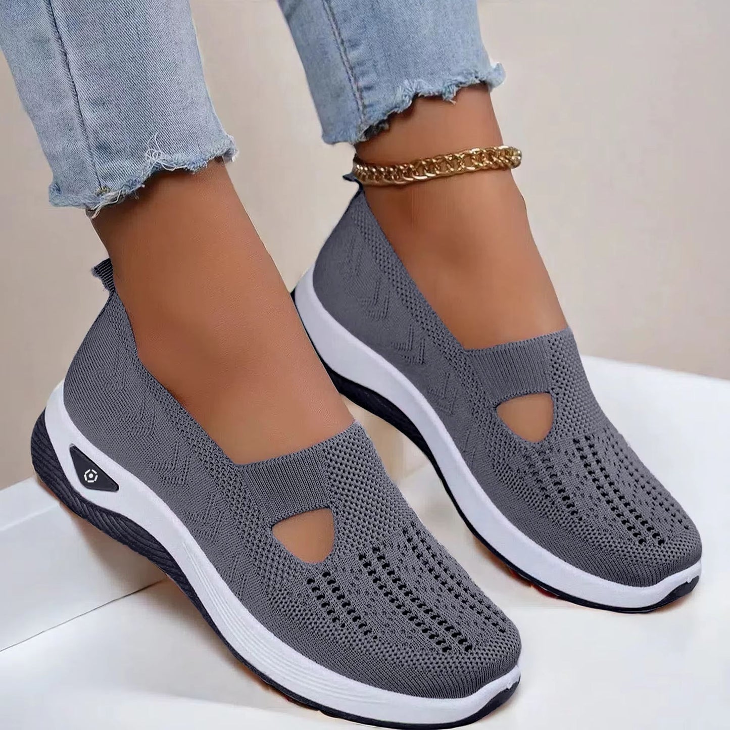 Womens Breathable Walking Shoes  Soft Bottom Casual AntiSlip Summer Footwear 14