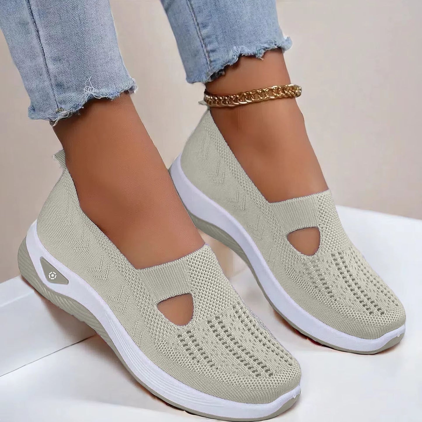 Womens Breathable Walking Shoes  Soft Bottom Casual AntiSlip Summer Footwear 16