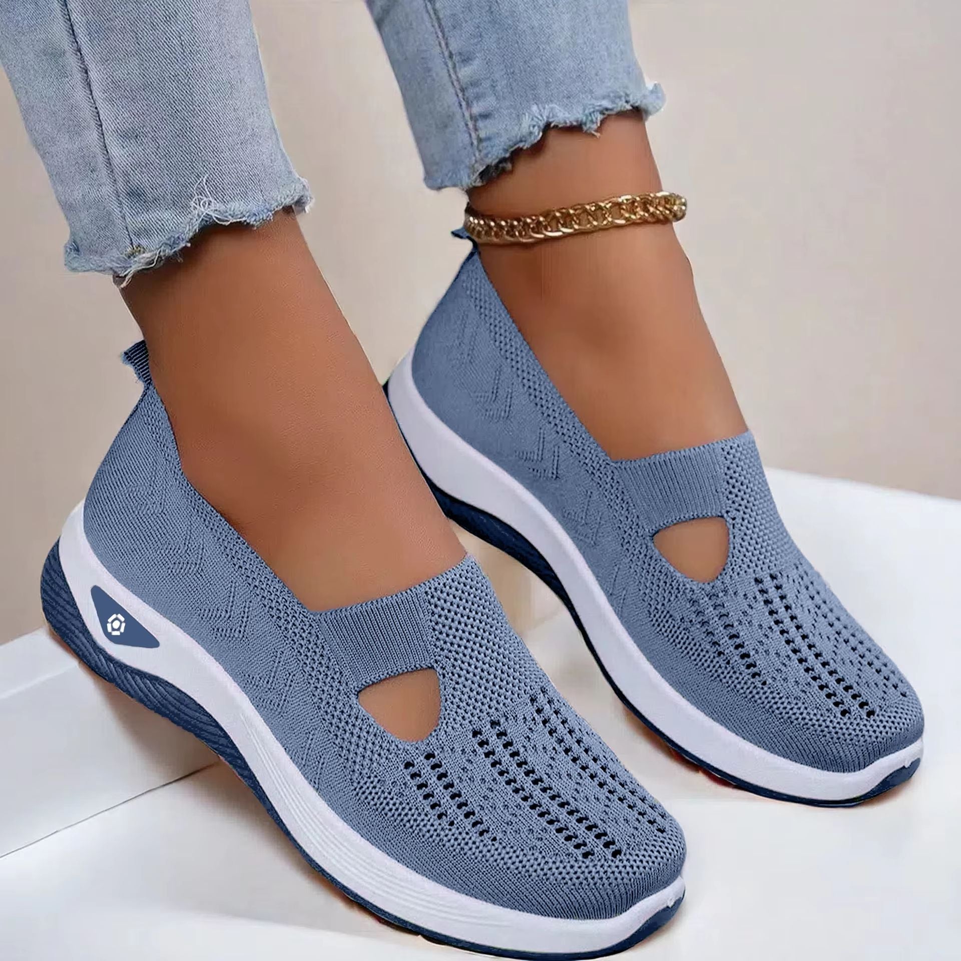 Womens Breathable Walking Shoes  Soft Bottom Casual AntiSlip Summer Footwear 1