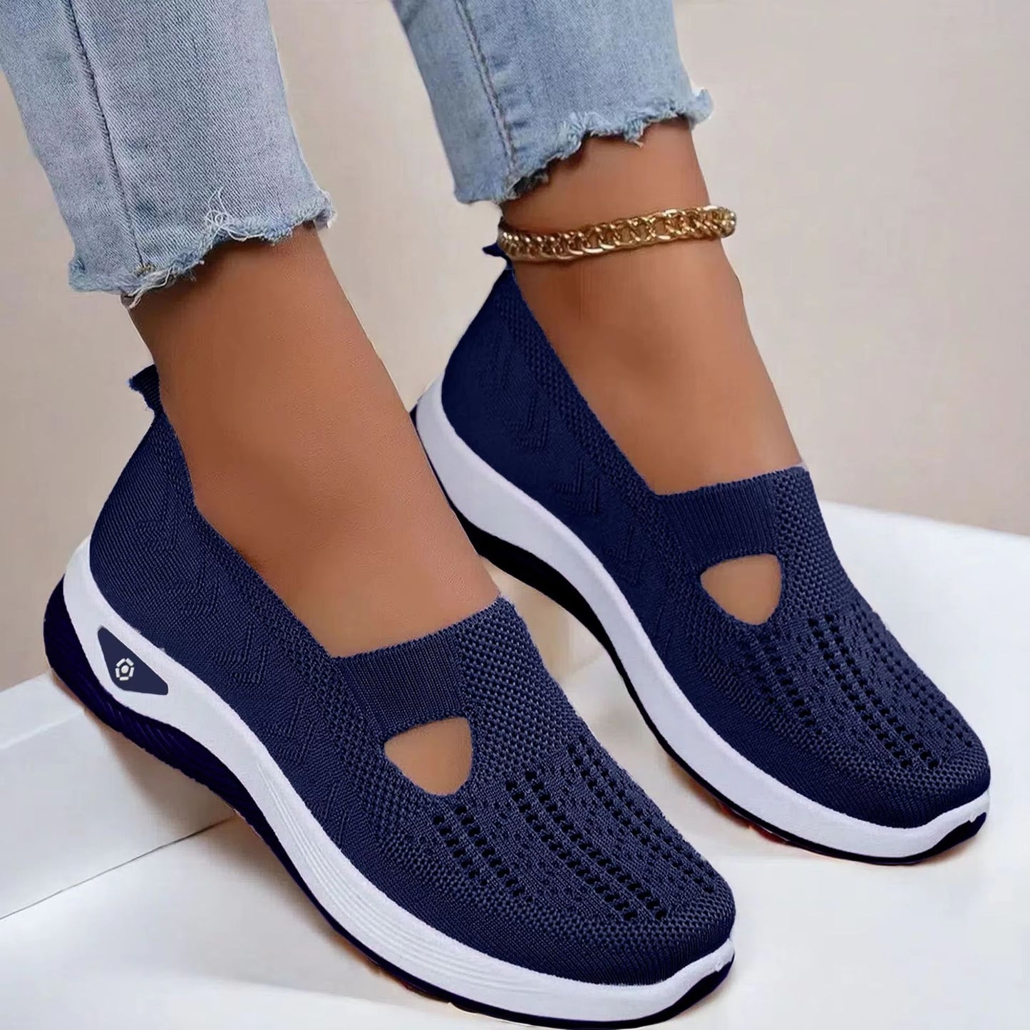 Womens Breathable Walking Shoes  Soft Bottom Casual AntiSlip Summer Footwear 4