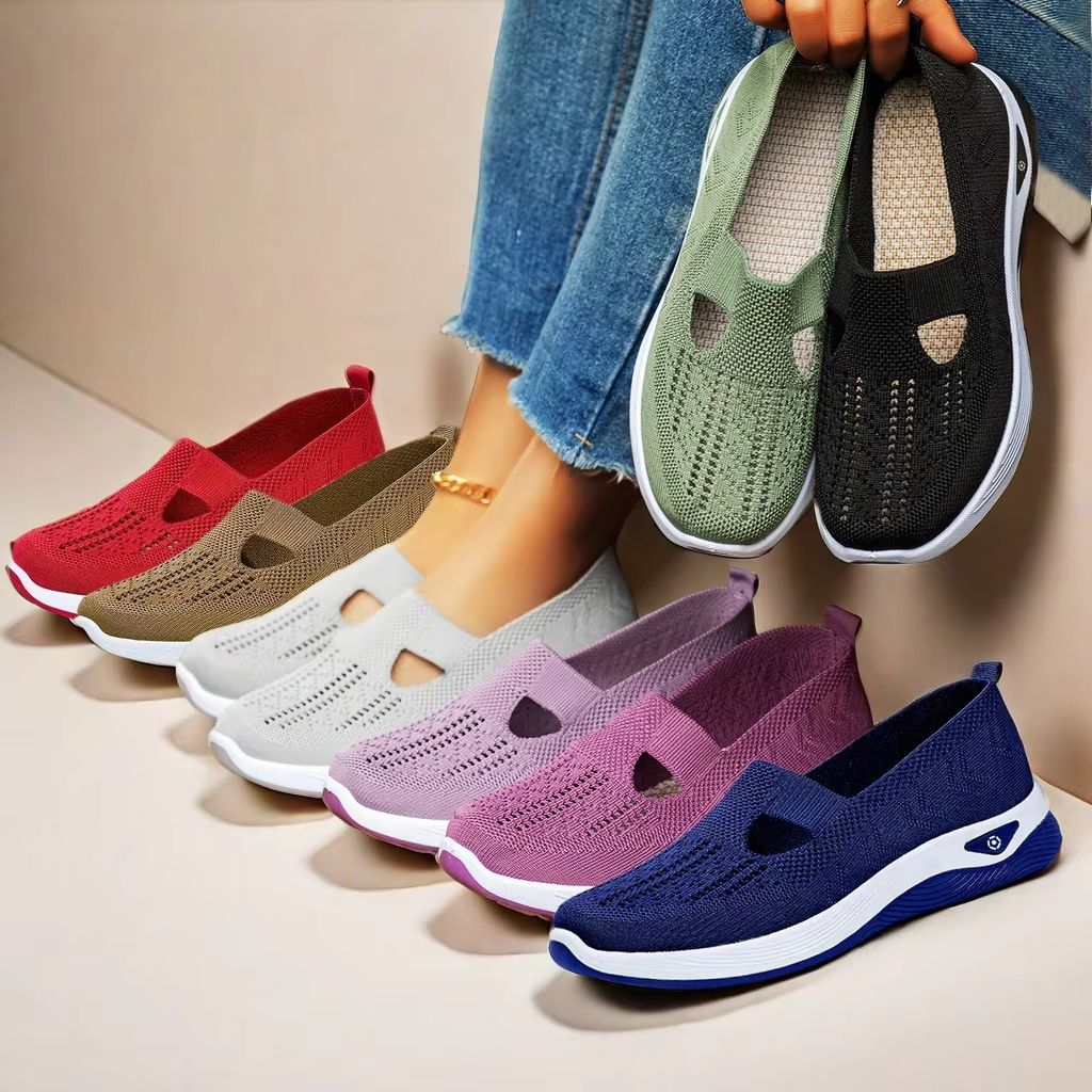 Womens Breathable Walking Shoes  Soft Bottom Casual AntiSlip Summer Footwear 5