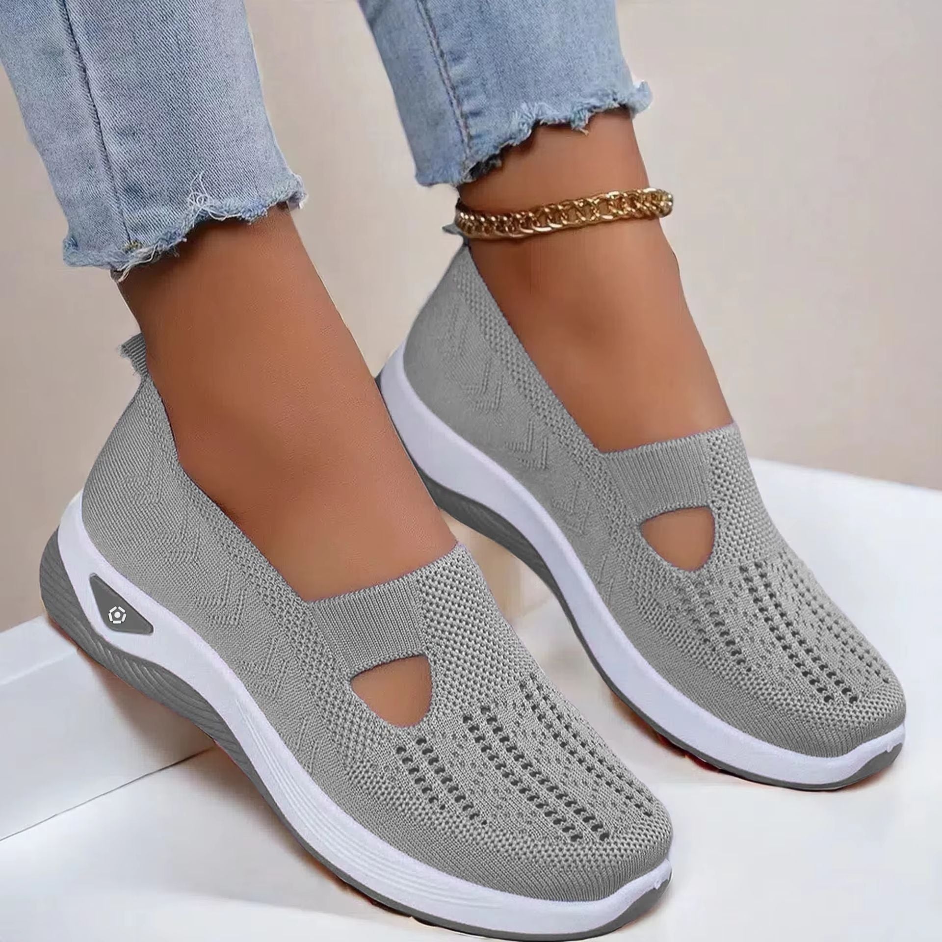 Womens Breathable Walking Shoes  Soft Bottom Casual AntiSlip Summer Footwear 6