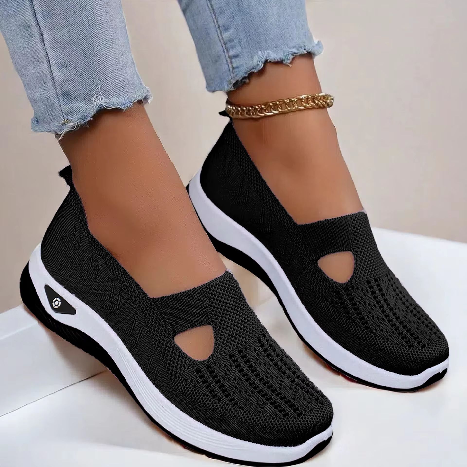 Womens Breathable Walking Shoes  Soft Bottom Casual AntiSlip Summer Footwear 7