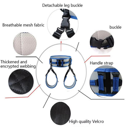 Adjustable Rehabilitation Transfer Belt  Patient Walking  Standing Assist Aid With Waist Support 3