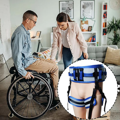 Adjustable Rehabilitation Transfer Belt  Patient Walking  Standing Assist Aid With Waist Support 4