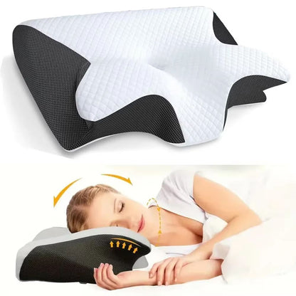 Emeka Memory Foam Cervical Pillow  Orthopedic Neck Support With Slow Rebound Comfort 1