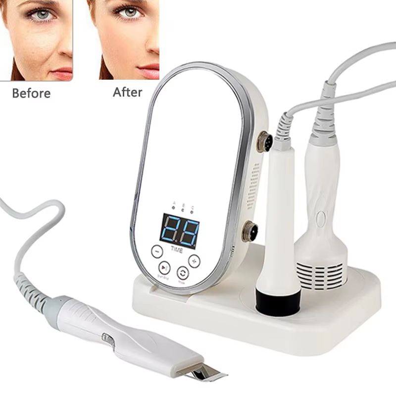 RF EMS Skin Tightening Device – Ultrasonic Facial Massager for Wrinkles, Cleansing & Lifting Care