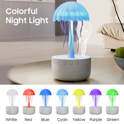 Jellyfish Essential Oil Diffuser  300ML Humidifier With 7Color LED Night Light For Home  Bedroom 3