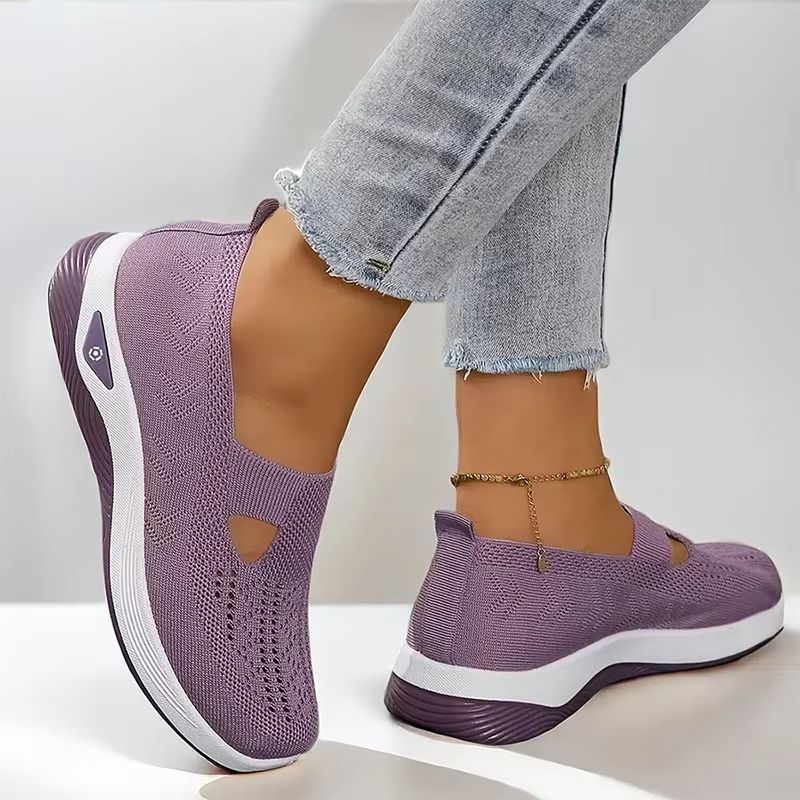 Womens Breathable Walking Shoes  Lightweight NonSlip Flat Shoes With Soft Sole For Summer Comfort 3