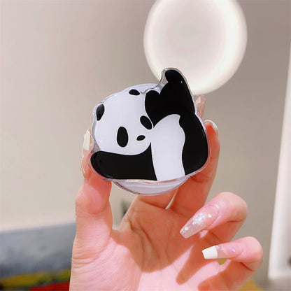 Cute Korean Cartoon Magsafe Magnetic Phone GripTok Stand for iPhone Foldable Wireless Charging Case Holder Ring