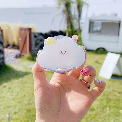 Cute Korean Cartoon Magsafe Magnetic Phone GripTok Stand for iPhone Foldable Wireless Charging Case Holder Ring