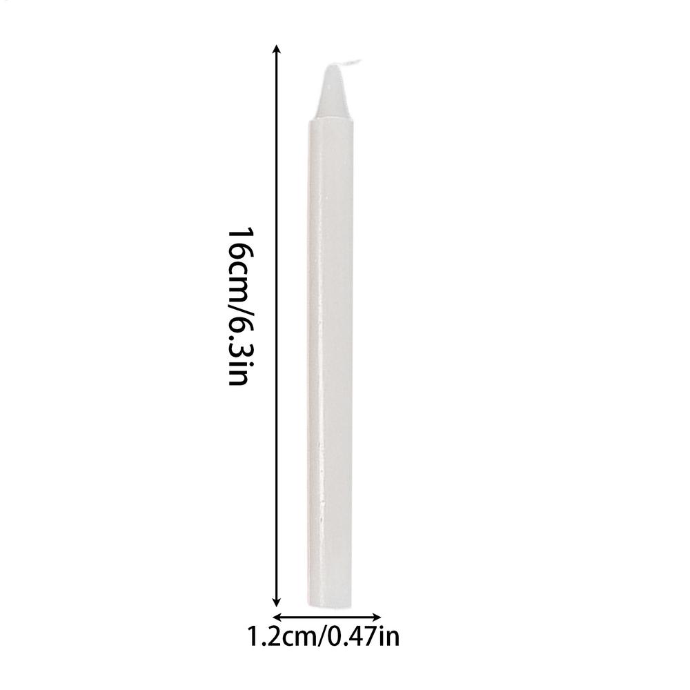 Short Taper Candles Natural Wax Unscented Candle Survival Supplies For Wedding Home  Special Occasi 6