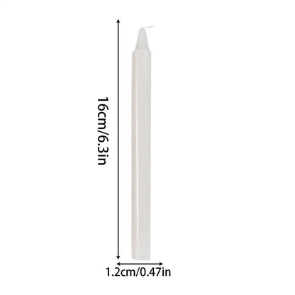 Short Taper Candles Natural Wax Unscented Candle Survival Supplies For Wedding Home  Special Occasi 6