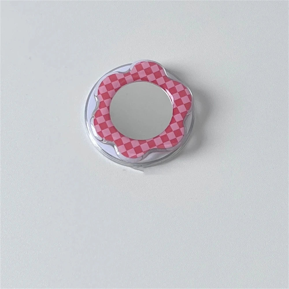 Cute 3D Love Heart Flower For Magsafe Charging Grip Tok For iPhone15 Wireless Case Folding Magnetic Finger Stand