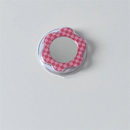 Cute 3D Love Heart Flower For Magsafe Charging Grip Tok For iPhone15 Wireless Case Folding Magnetic Finger Stand