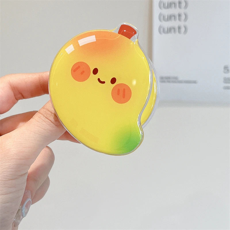 Korean Cute Cartoon Fruit Magnetic Holder Grip Tok Griptok Phone Stand Holder Support iPhone Pad MagSafe Smart Tok