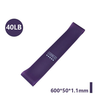 Portable Fitness Workout Equipment Rubber Resistance Bands for Yoga Gym Elastic Gum Strength Pilates CrossFit Women